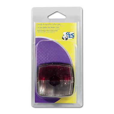 Luce ingombro bifacciale quadrata