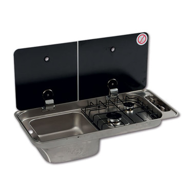 Randi 2 fuochi lavello sinistro elettrico