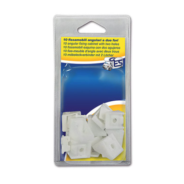 Fissamobile 2 fori bianco - blister