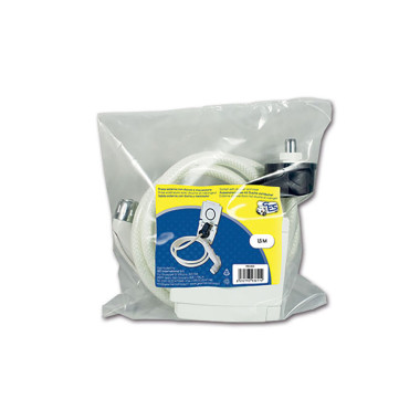 Doccia esterna bianca attacco rapido • 150 cm • sacchetto