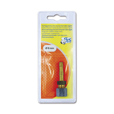 Raccordo con portagomma • Ø 8 mm • blister