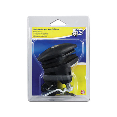 Serratura 1204 nera - blister