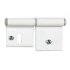 Kit Cerniera C10 48X40 + 43X40 Bianca RAL9010 DX+SX